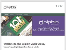 Tablet Screenshot of dolphinmusicgroup.com